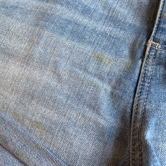 Garage High Waisted Light Wash Denim Shorts - Picture 5 of 5